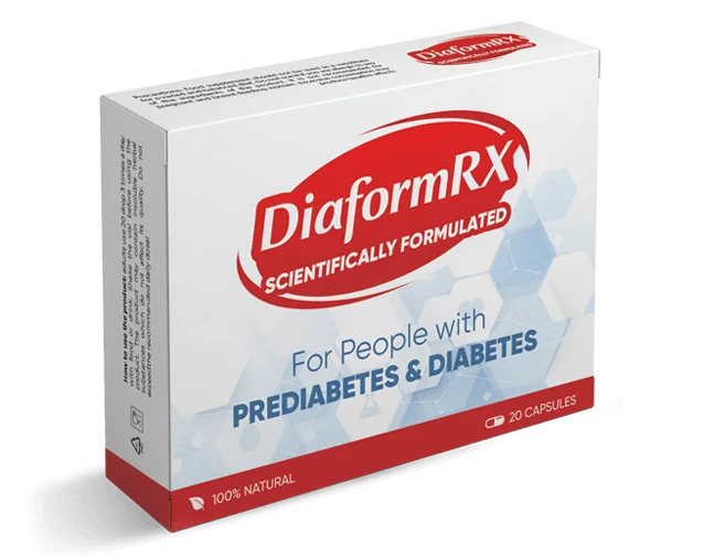 DiaformRX Kapseln — Originalverpackung für Diabetes-Unterstützung